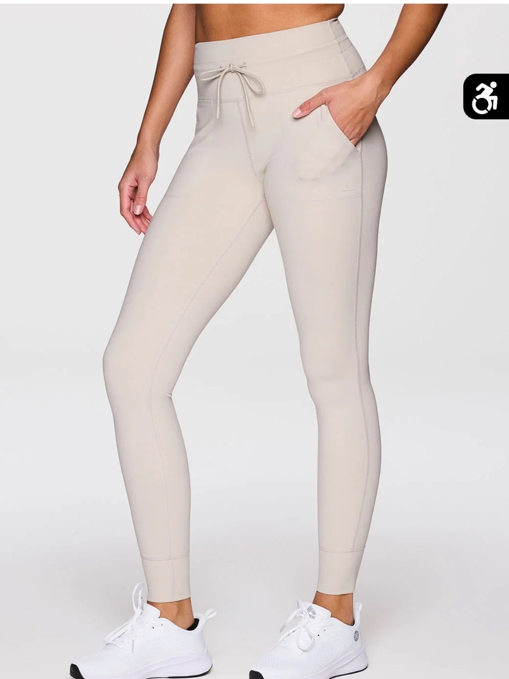 Avalanche Outdoor Supply Off-White Cream Ivory Ultra Soft Joggers Sz Small